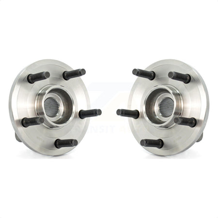 Front Wheel Bearing And Hub Assembly Pair For Dodge Dakota Mitsubishi Raider 2-Wheel ABS K70-100299 by Kugel