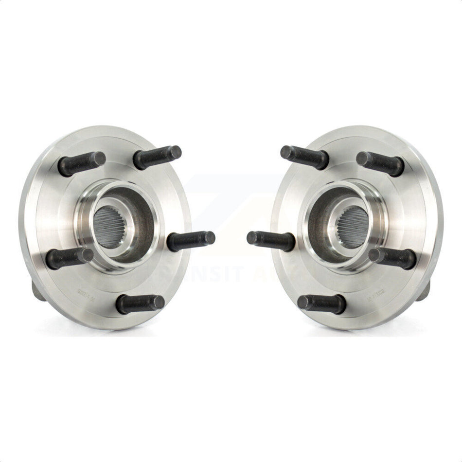 Front Wheel Bearing And Hub Assembly Pair For Dodge Dakota Mitsubishi Raider 2-Wheel ABS K70-100299 by Kugel