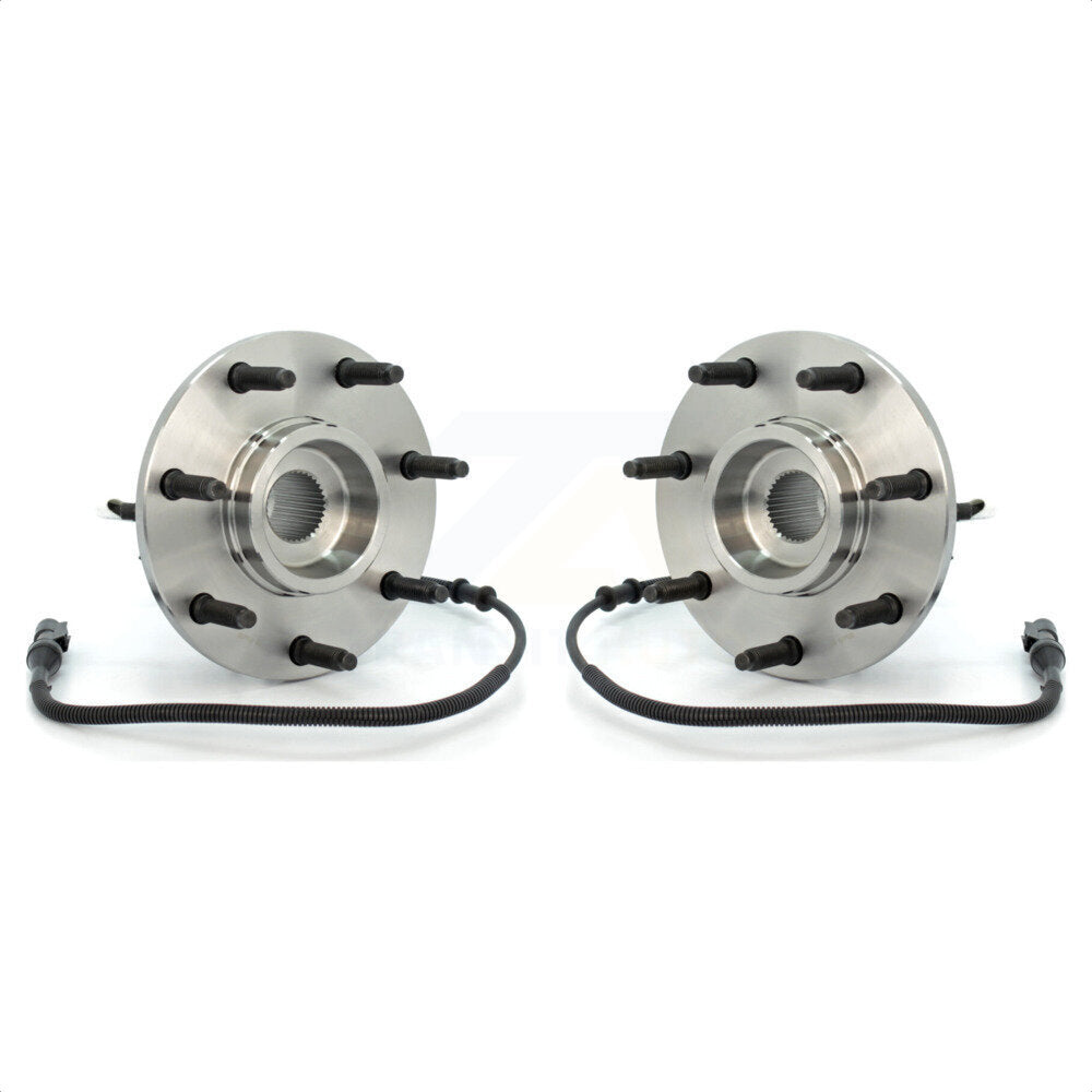 Front Wheel Bearing And Hub Assembly Pair For Ford F-150 Heritage F-250 4WD with 4-Wheel ABS K70-100386 by Kugel