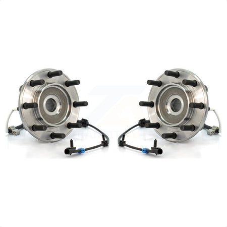 Front Wheel Bearing And Hub Assembly Pair For Chevrolet Silverado 3500 GMC Sierra Classic 4WD K70-100423 by Kugel