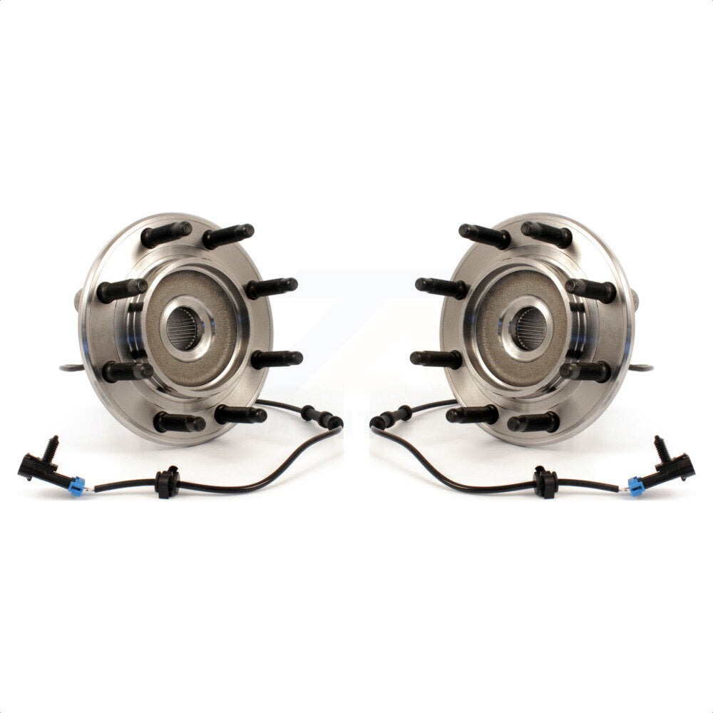 Front Wheel Bearing And Hub Assembly Pair For Chevrolet Silverado 2500 HD GMC Sierra 3500 Suburban Hummer H2 Yukon XL K70-100430 by Kugel