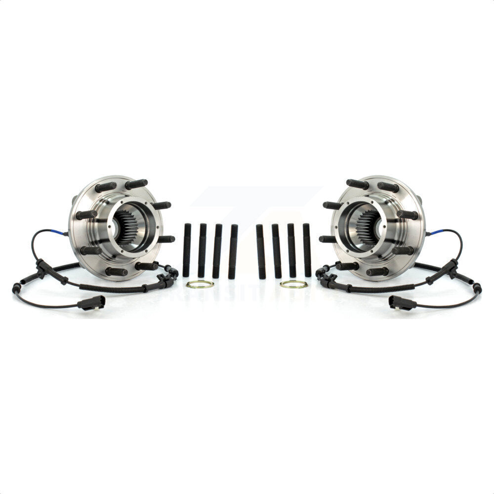 Front Wheel Bearing And Hub Assembly Pair For Ford F-250 Super Duty F-350 4WD K70-100446 by Kugel