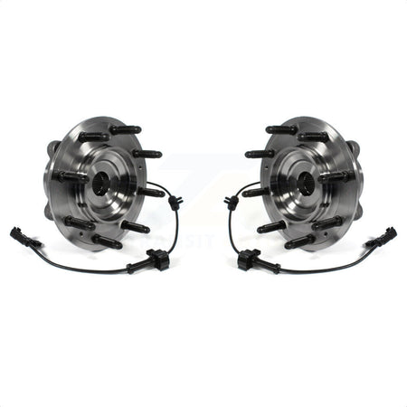 Front Wheel Bearing And Hub Assembly Pair For Chevrolet Silverado 2500 HD GMC Sierra 3500 4WD K70-100450 by Kugel