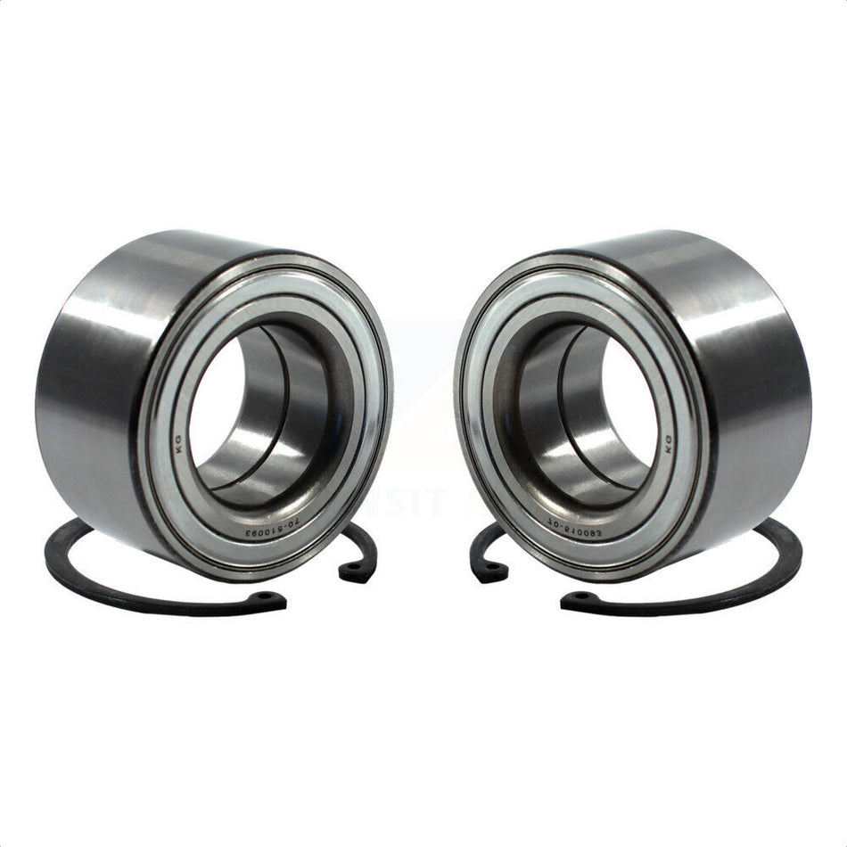 Front Wheel Bearing Pair For Kia Hyundai Elantra Soul Forte Veloster GT Forte5 Koup Coupe EV K70-100531 by Kugel