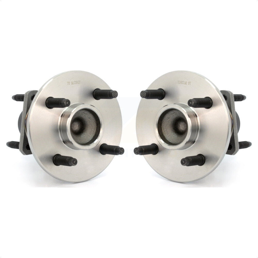 Rear Wheel Bearing And Hub Assembly Pair For Chevrolet Cobalt Saturn Ion Pontiac G5 Pursuit With 4 Lug Wheels 4-Wheel ABS K70-100616 by Kugel