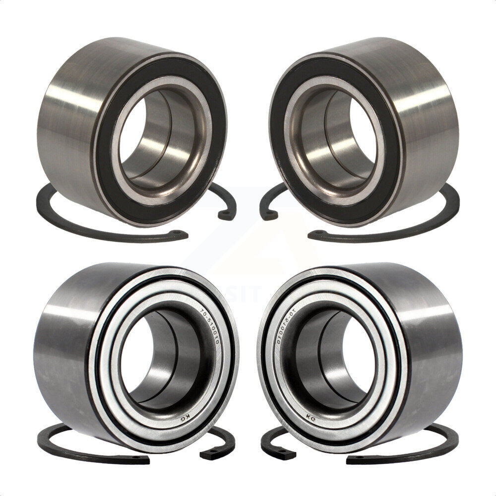 Front Rear Wheel Bearing Kit For 2006-2007 Mazda 6 Mazdaspeed K70-101138 by Kugel