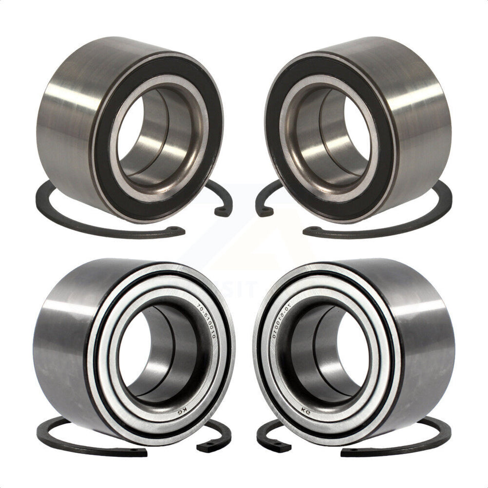 Front Rear Wheel Bearing Kit For 2006-2007 Mazda 6 Mazdaspeed K70-101138 by Kugel