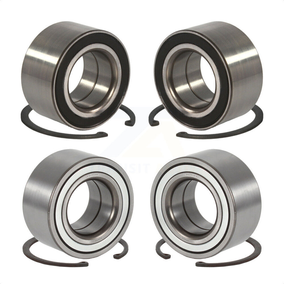 Front Rear Wheel Bearing Kit For 2004-2012 BMW X3 K70-101144 by Kugel