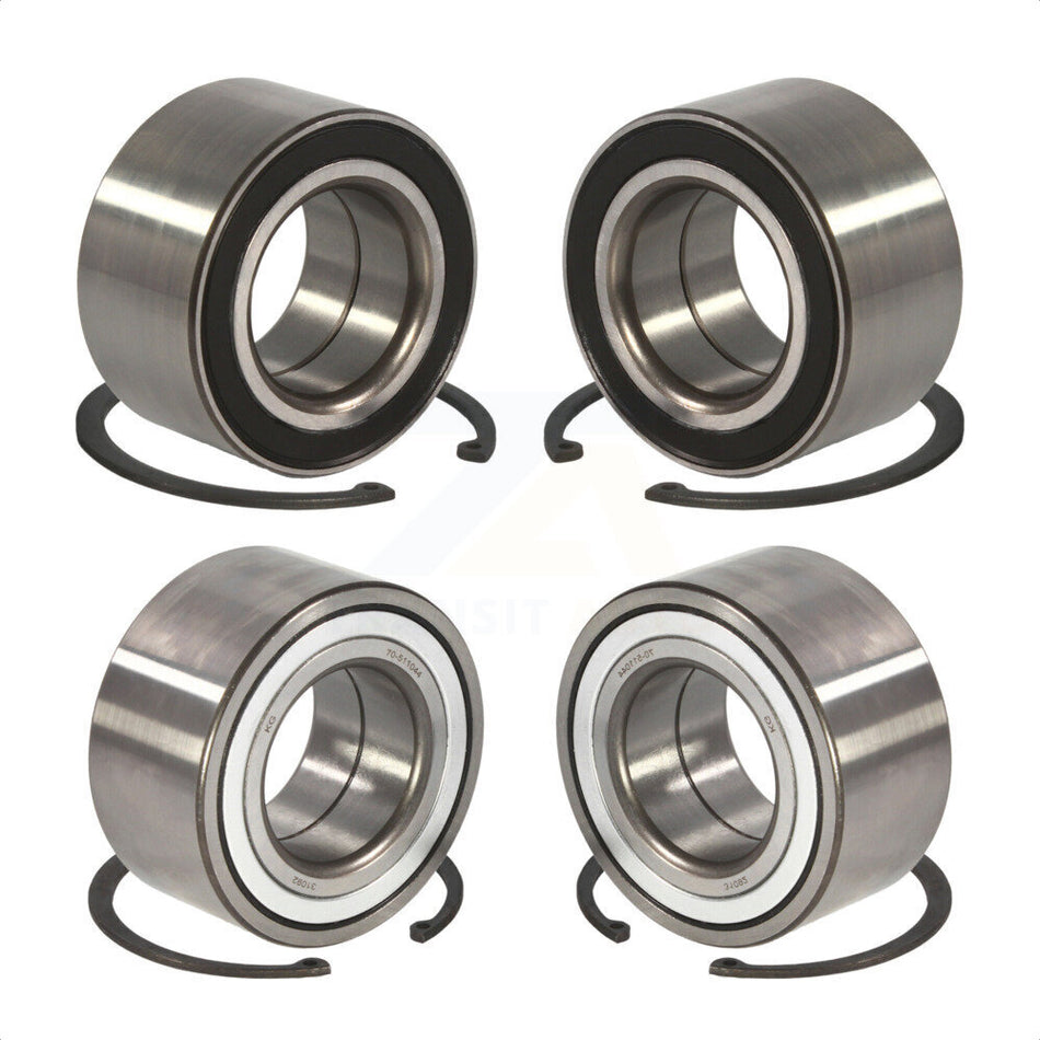 Front Rear Wheel Bearing Kit For BMW 328i xDrive 328xi 335i 325xi 335xi 330xi K70-101145 by Kugel