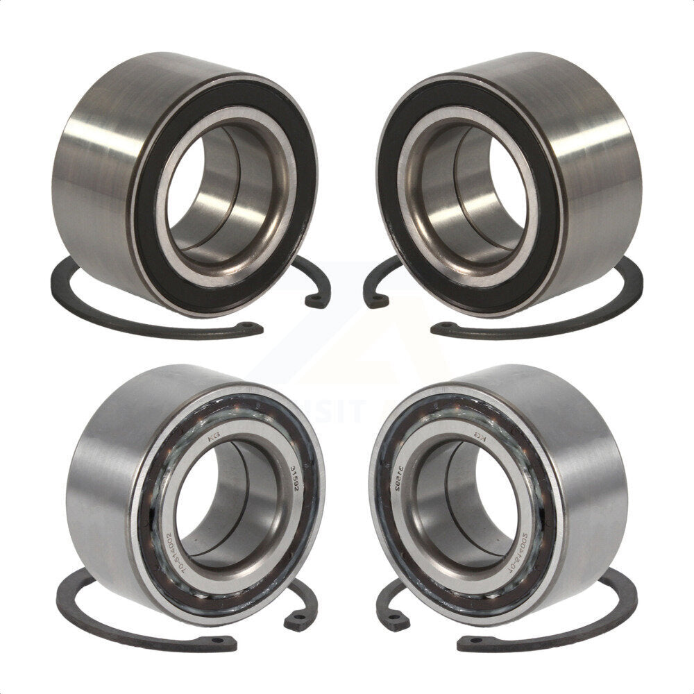 Front Rear Wheel Bearing Kit For 2001-2003 Toyota Highlander AWD K70-101302 by Kugel