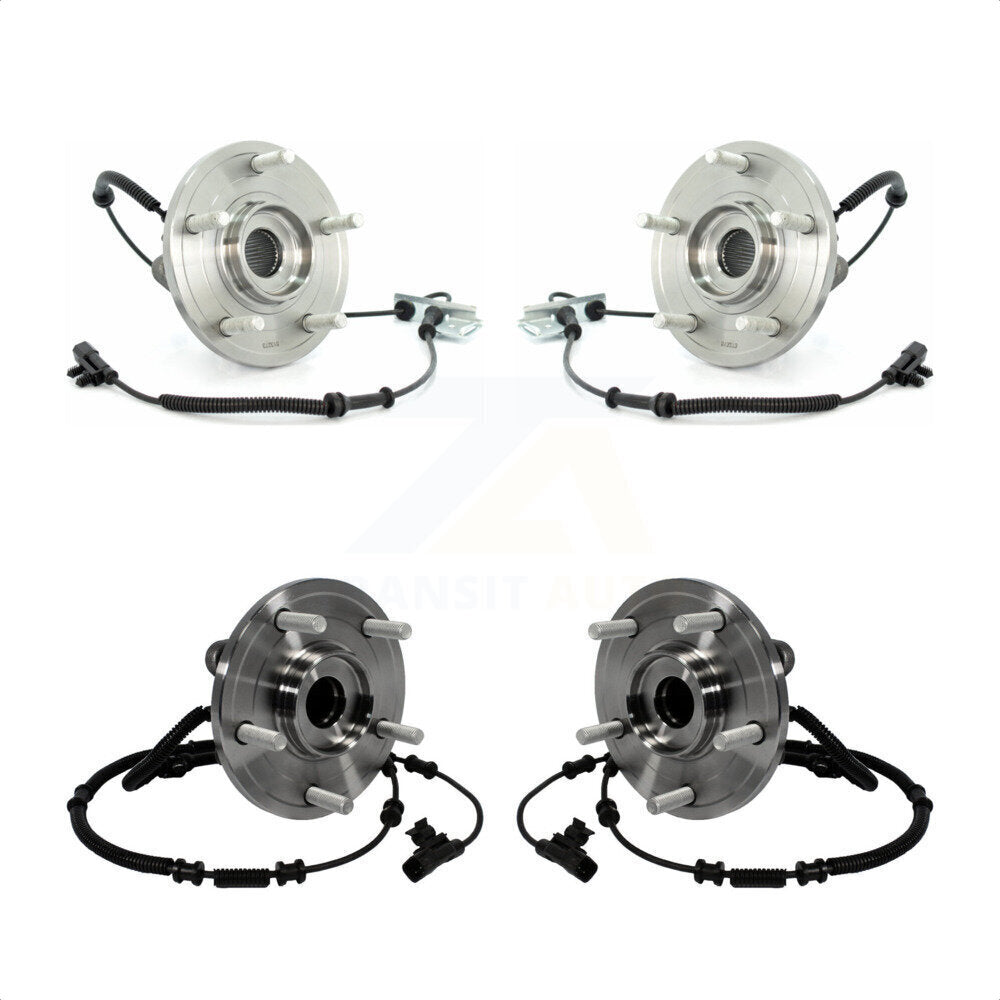 Front Rear Wheel Bearing & Hub Assembly Kit For 2012 Volkswagen Routan K70-101427 by Kugel