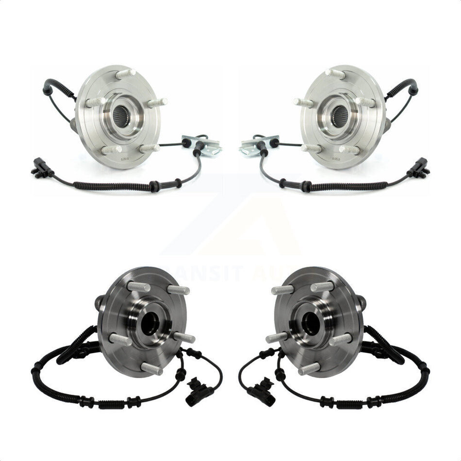 Front Rear Wheel Bearing & Hub Assembly Kit For 2012 Volkswagen Routan K70-101427 by Kugel