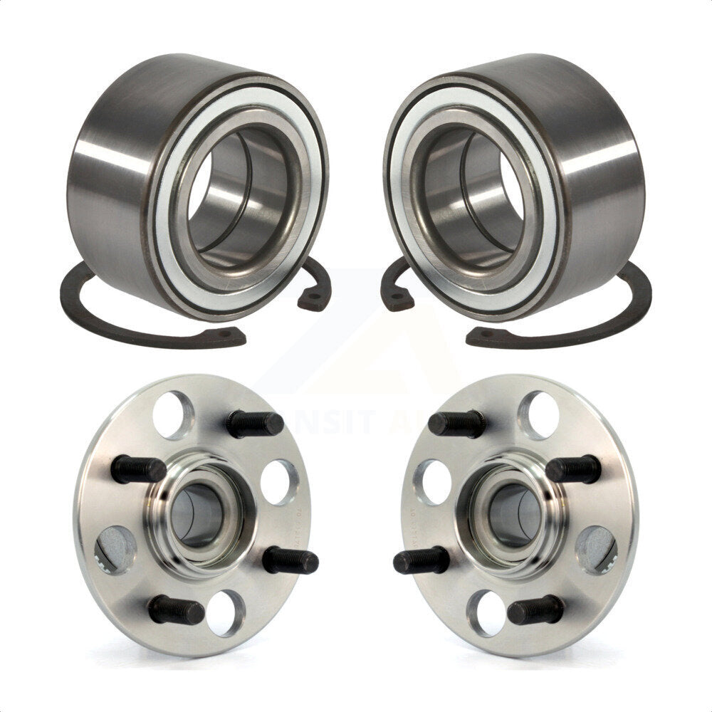 Front Rear Wheel Bearing And Hub Assembly Kit For Honda Civic Acura EL K70-101546 by Kugel
