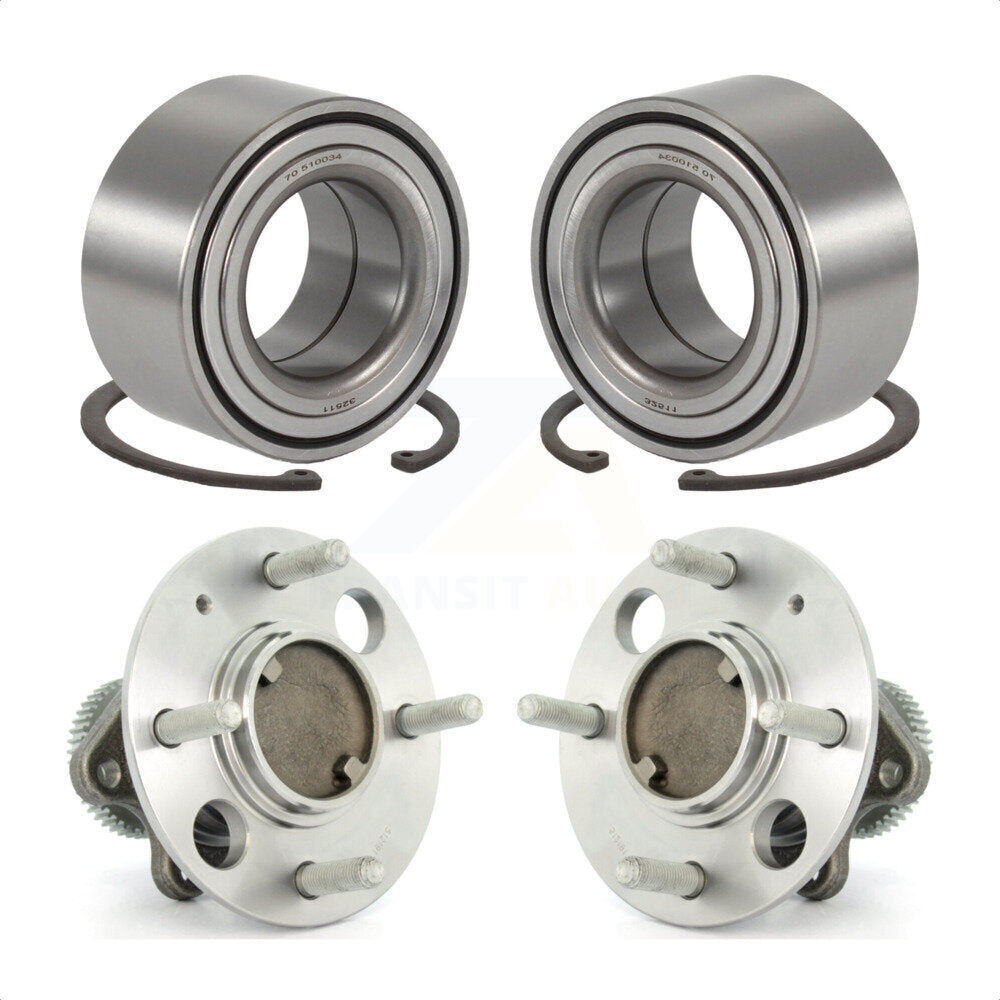 Front Rear Wheel Bearing And Hub Assembly Kit For Hyundai Sonata Kia Optima Magentis Non-ABS K70-101552 by Kugel