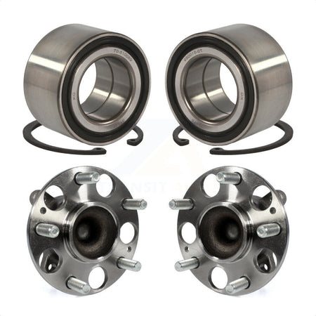 Front Rear Wheel Bearing And Hub Assembly Kit For Honda Civic K70-101629 by Kugel