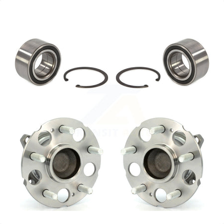 Front Rear Wheel Bearing And Hub Assembly Kit For 2007-2011 Honda CR-V FWD K70-101644 by Kugel