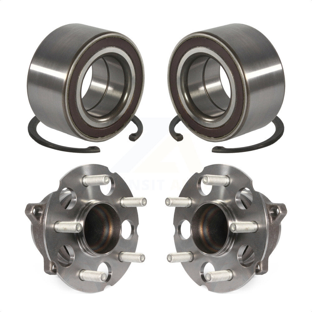 Front Rear Wheel Bearing And Hub Assembly Kit For Honda CR-V Acura RDX FWD K70-101688 by Kugel