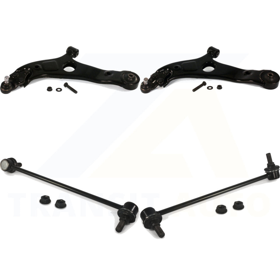 Front Suspension Control Arm And Ball Joint Assembly Link Kit For 2012-2014 Hyundai Sonata SE 12.64" Center To Length K72-100091 by Top Quality