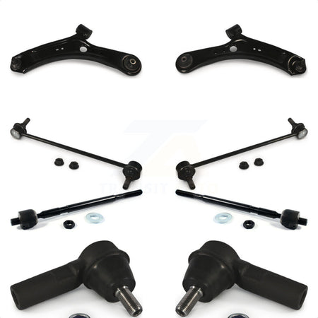 Front Suspension Control Arm And Ball Joint Assembly Steering Tie Rod End Stabilizer Bar Link Kit (8Pc) For 2007-2013 Suzuki SX4 With 16mm Diameter Coarse Thread K72-100124 by Top Quality