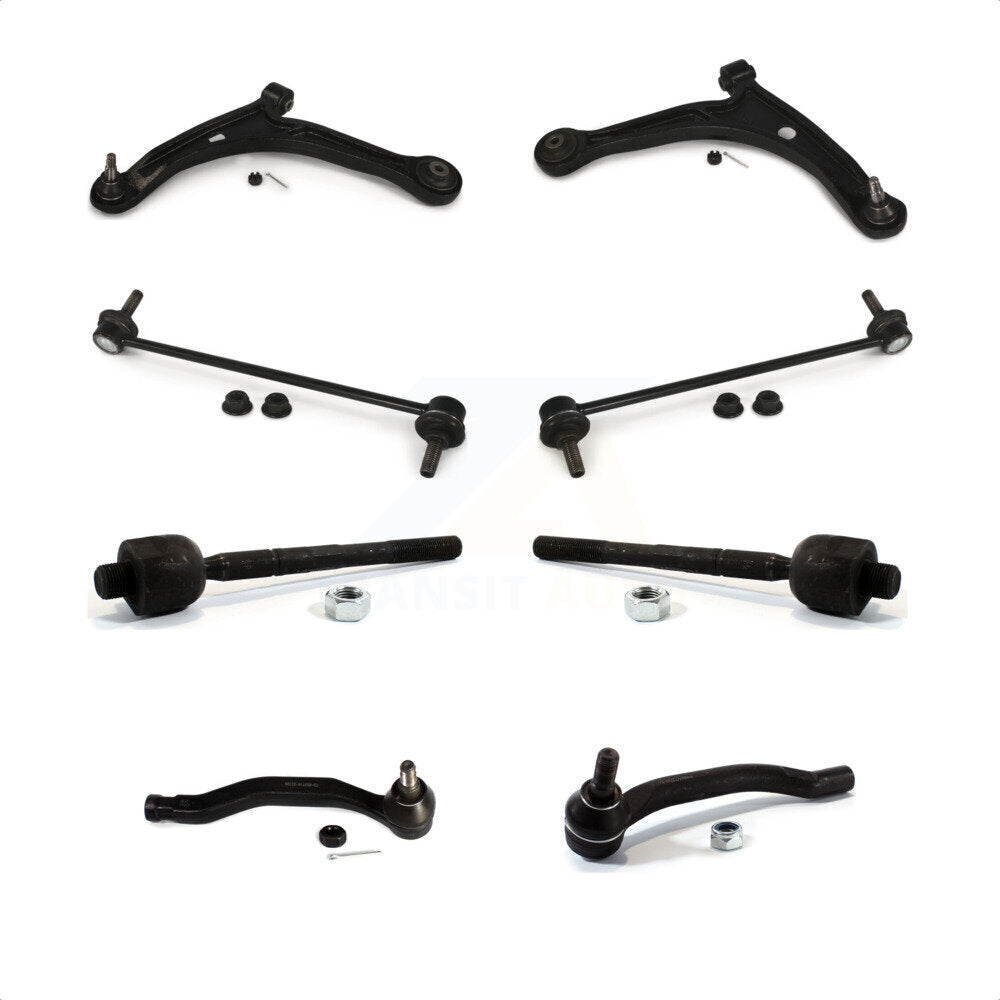 Front Suspension Control Arm And Ball Joint Assembly Steering Tie Rod End Stabilizer Bar Link Kit (8Pc) For Honda Pilot Acura MDX K72-100158 by Top Quality