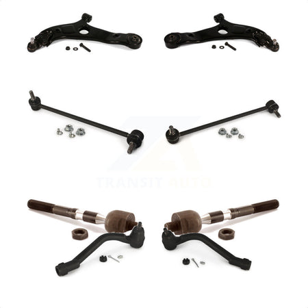 Front Suspension Control Arm And Ball Joint Assembly Steering Tie Rod End Stabilizer Bar Link Kit (8Pc) For Hyundai Sonata Kia Optima K72-100686 by Top Quality