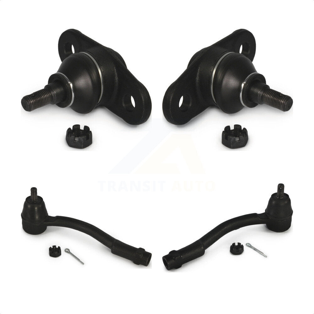 Front Suspension Ball Joint And Tie Rod End Kit For Hyundai Accent K72-100879 by Top Quality