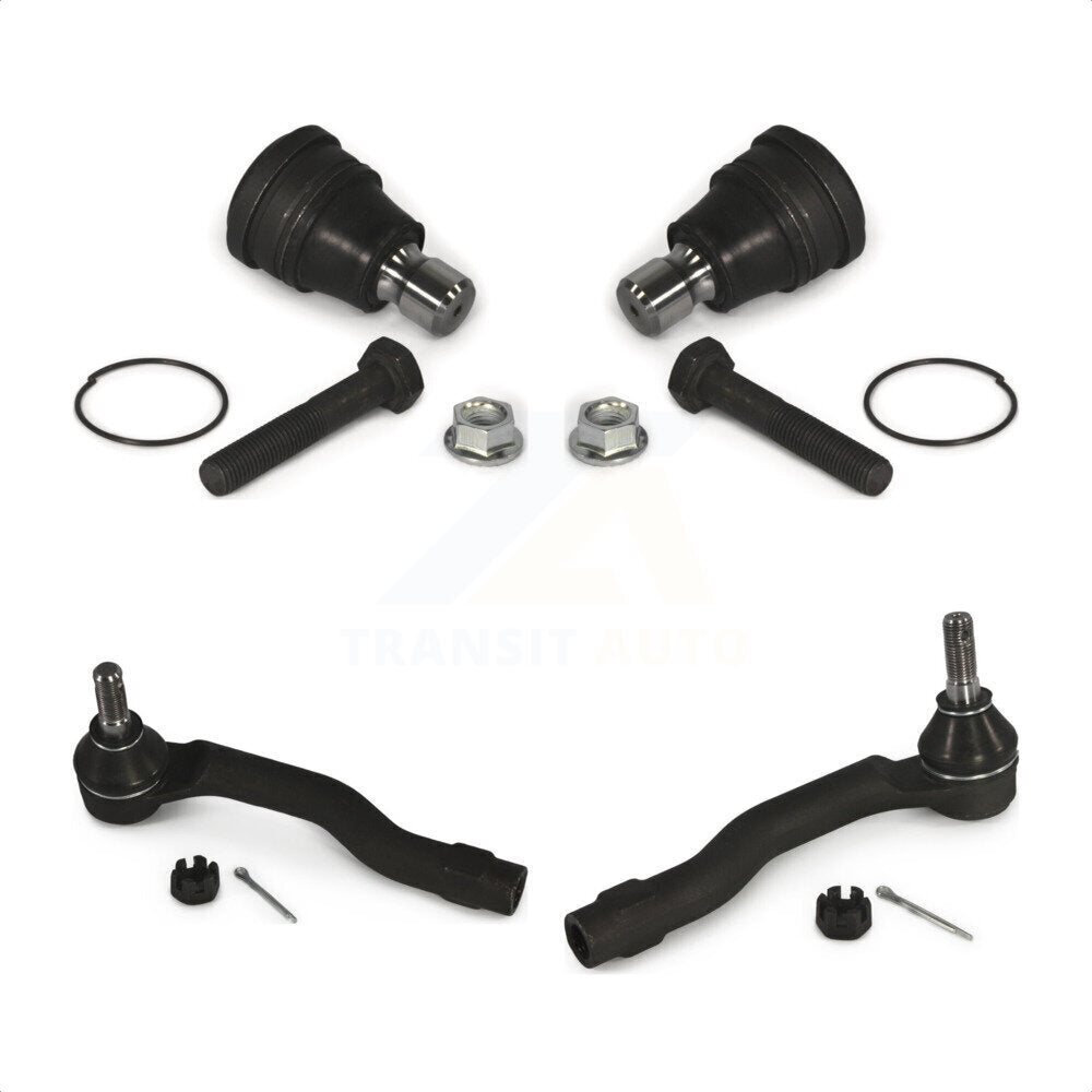 Front Suspension Ball Joint And Tie Rod End Kit For 2011-2014 Mazda 2 K72-100895 by Top Quality