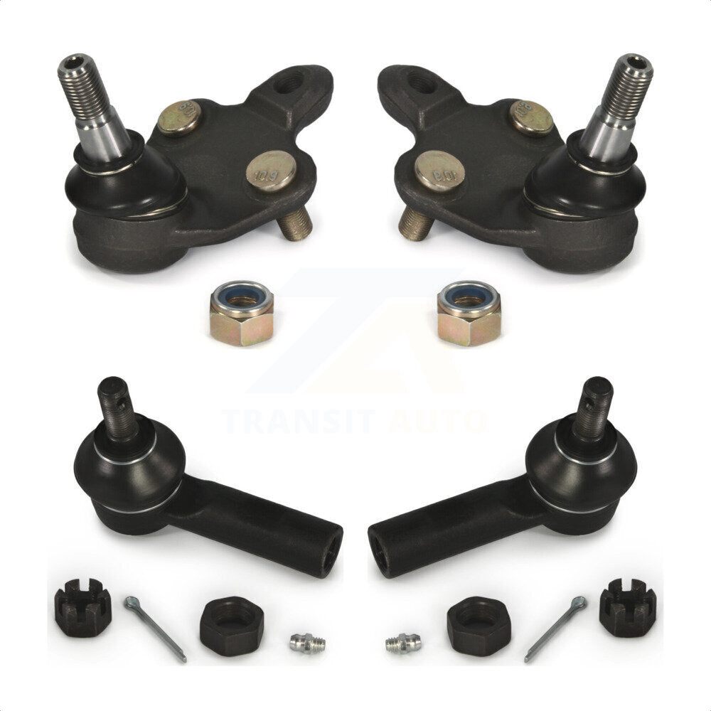 Front Suspension Ball Joint And Tie Rod End Kit For Toyota Matrix Pontiac Vibe K72-100967 by Top Quality