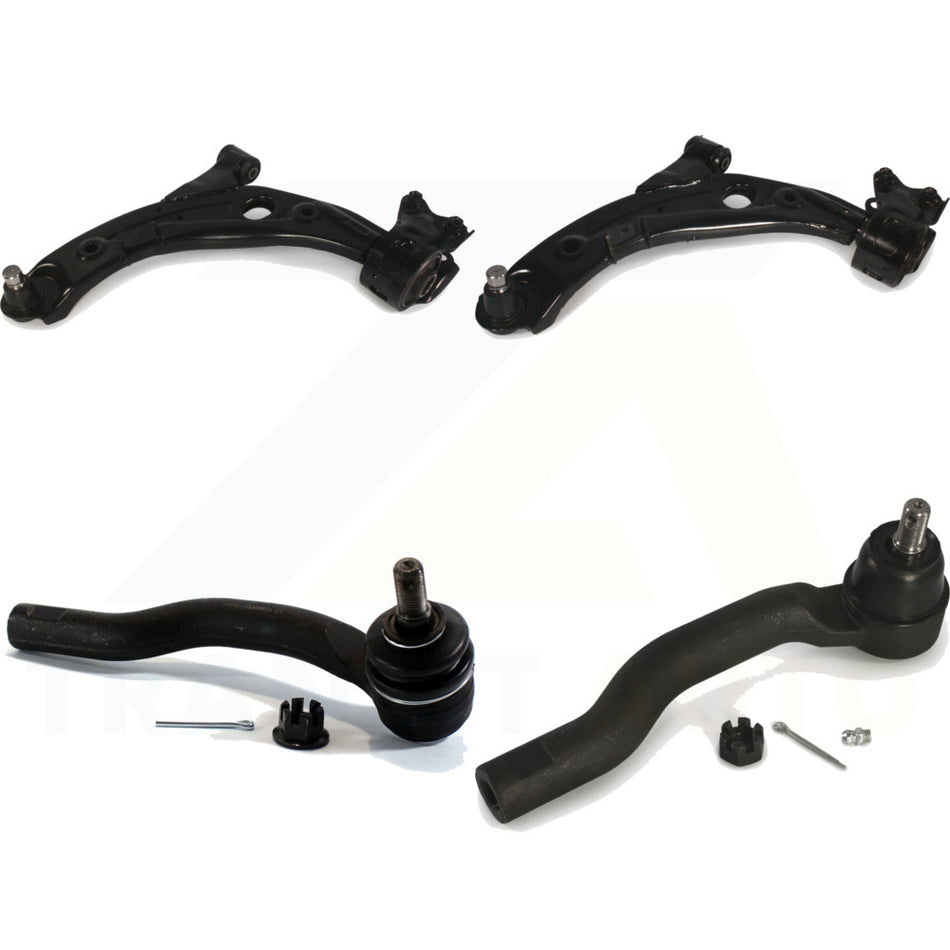 Front Suspension Control Arm And Tie Rod End Kit For 2007-2012 Mazda CX-7 K72-101011 by Top Quality