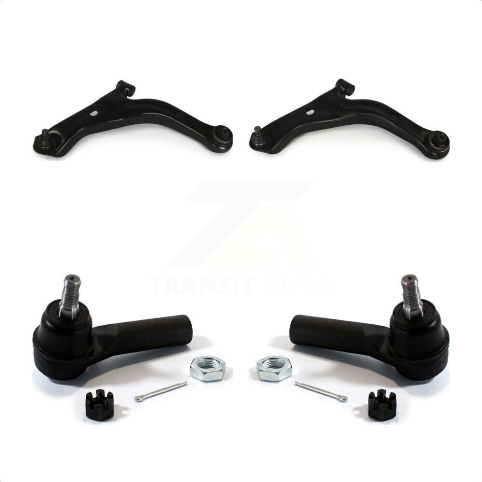 Front Suspension Control Arm And Tie Rod End Kit For Ford Escape Mazda Tribute Mercury Mariner K72-101053 by Top Quality