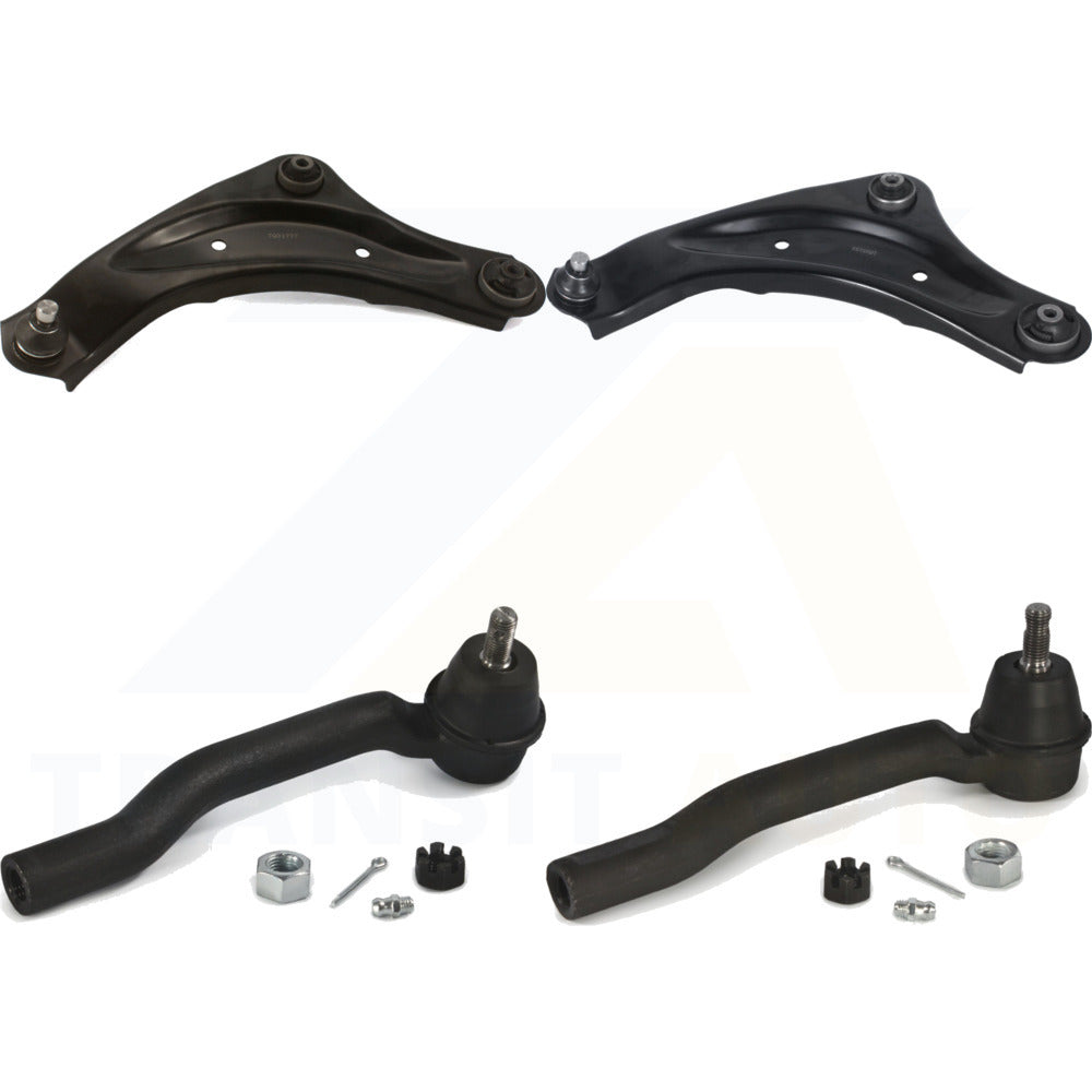 Front Suspension Control Arm And Tie Rod End Kit For Nissan LEAF K72-101106 by Top Quality