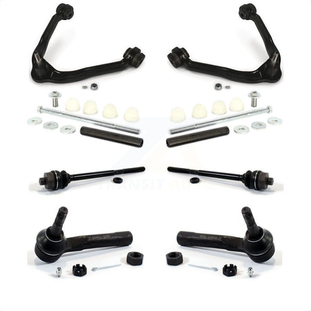 Front Suspension Control Arm & Ball Joint Assembly Steering Tie Rod End Link Kit For Chevrolet Silverado 1500 GMC Tahoe Sierra Suburban Yukon Avalanche XL Cadillac Classic Escalade ESV EXT K72-101126 by Top Quality