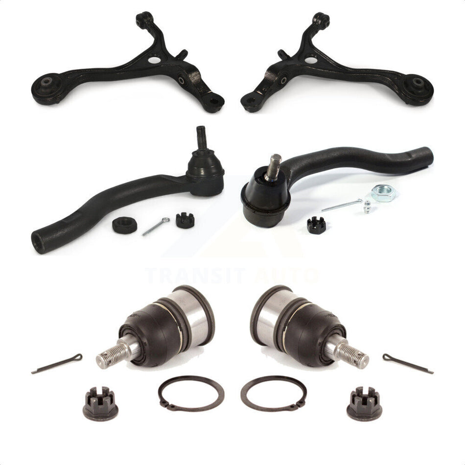 Front Suspension Control Arm With Tie Rod End And Ball Joint Kit (6Pc) For Honda Accord Acura TSX K72-101285 by Top Quality