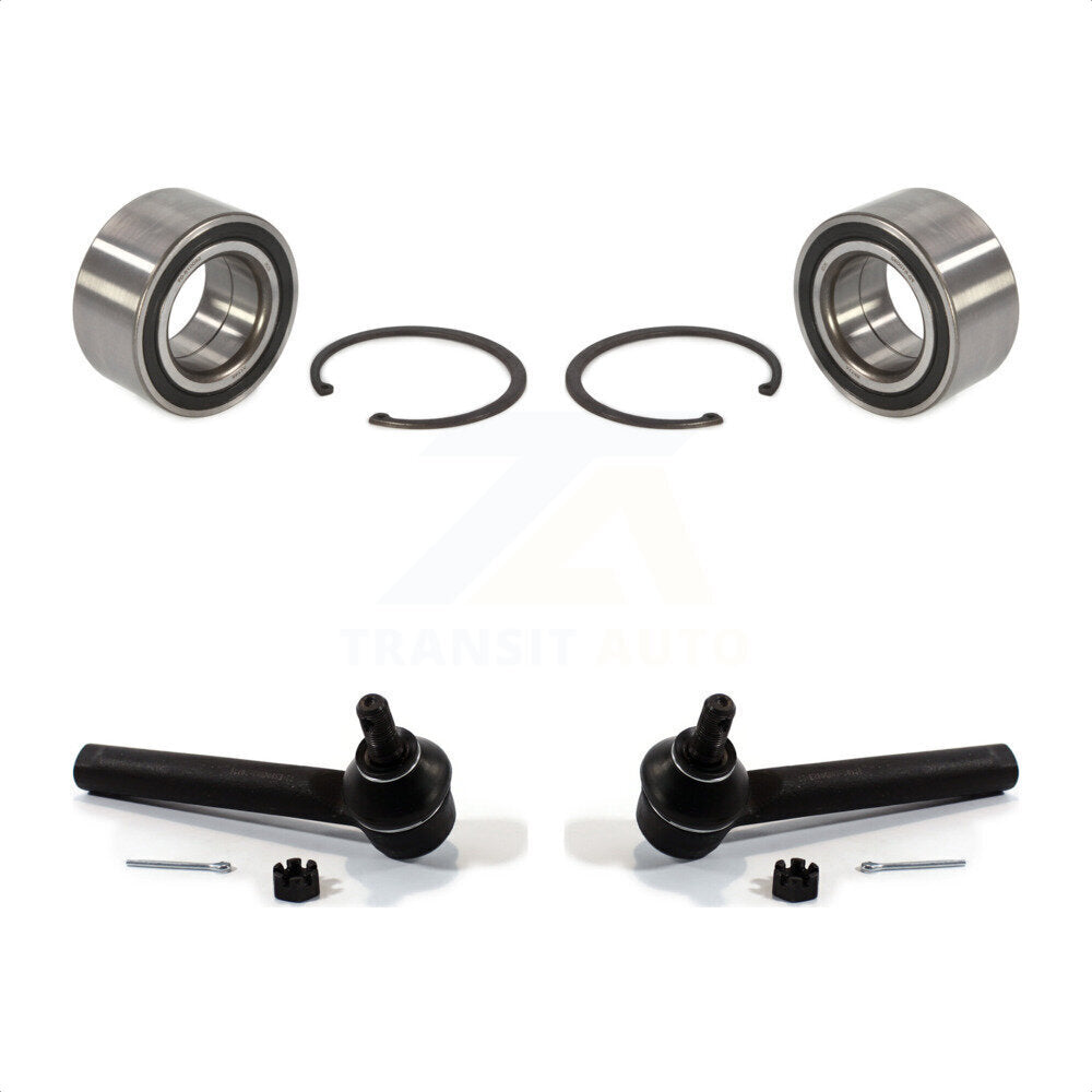 Front Wheel Bearing And Tie Rod End Kit For 2007-2011 Honda CR-V Vehicles Manufactured In USA K77-100033 by Transit Auto