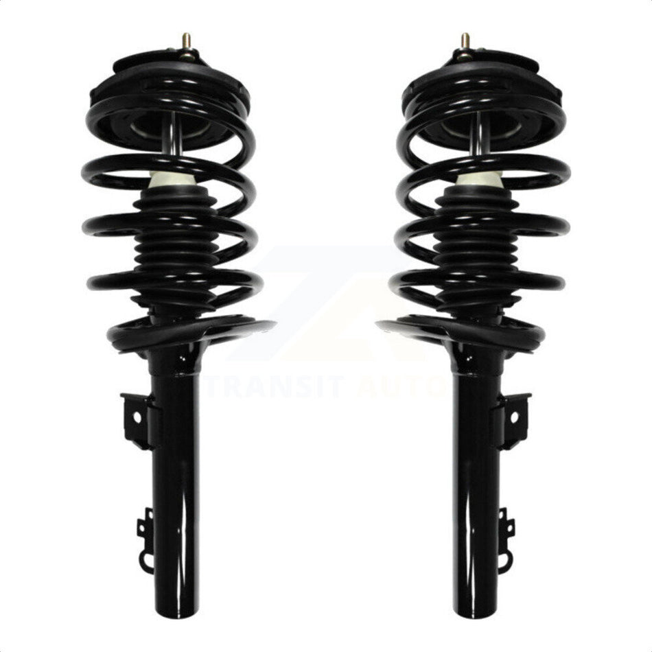 Front Complete Suspension Shocks Strut And Coil Spring Mount Assemblies Pair For Ford Taurus Mercury Sable Excludes SHO Models K78A-100001 by Transit Auto