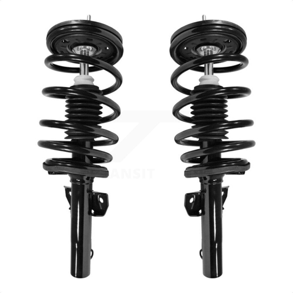 Front Complete Suspension Shocks Strut And Coil Spring Mount Assemblies Pair For 1995-2003 Ford Windstar Excludes Handivan Models K78A-100004 by Transit Auto