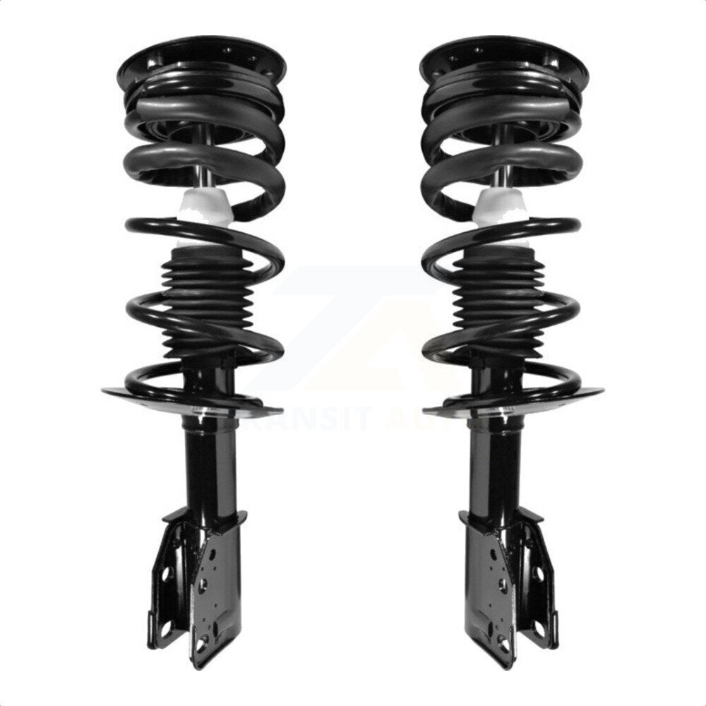 Front Complete Suspension Shocks Strut And Coil Spring Mount Assemblies Pair For 1999-2005 Chevrolet Cavalier Pontiac Sunfire Second Edition Design K78A-100019 by Transit Auto