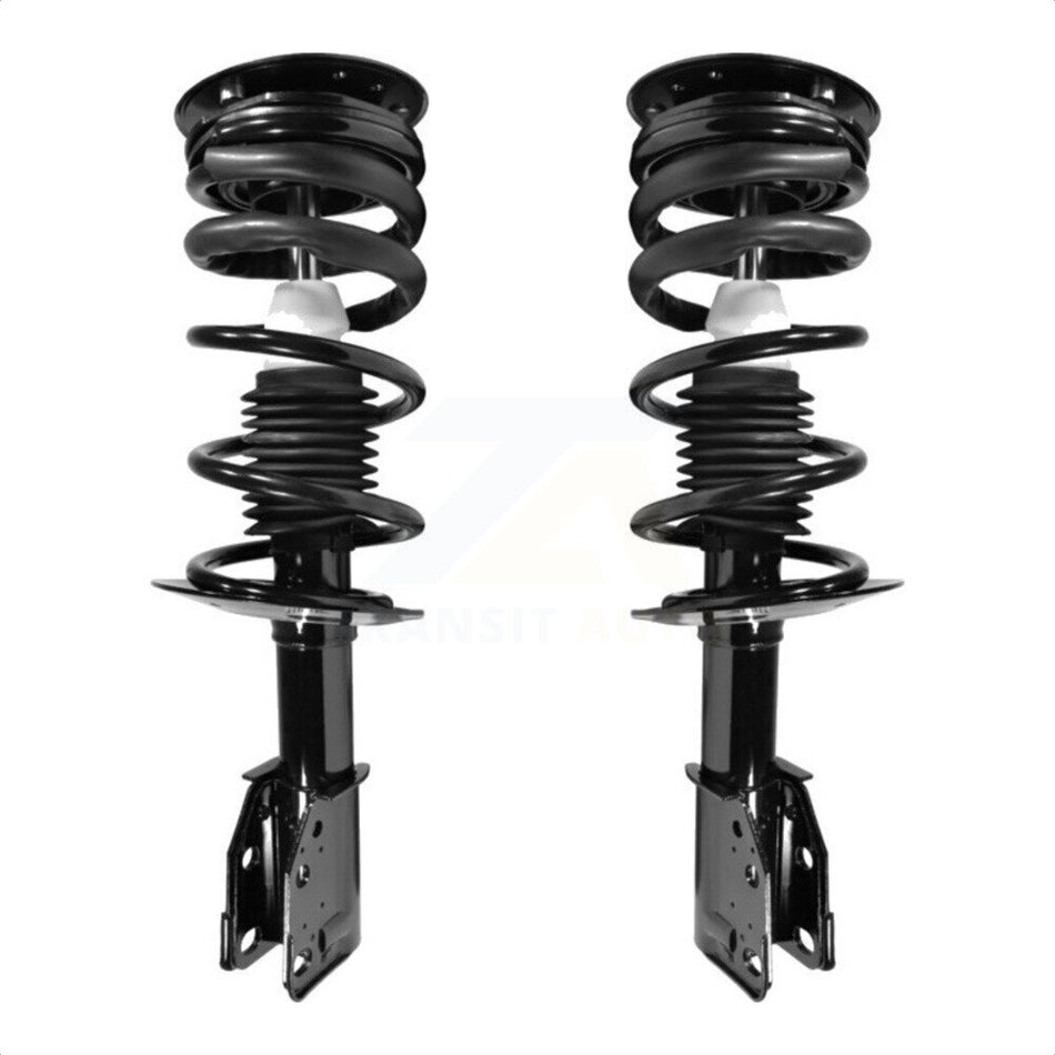 Front Complete Suspension Shocks Strut And Coil Spring Mount Assemblies Pair For 1999-2005 Chevrolet Cavalier Pontiac Sunfire Second Edition Design K78A-100019 by Transit Auto