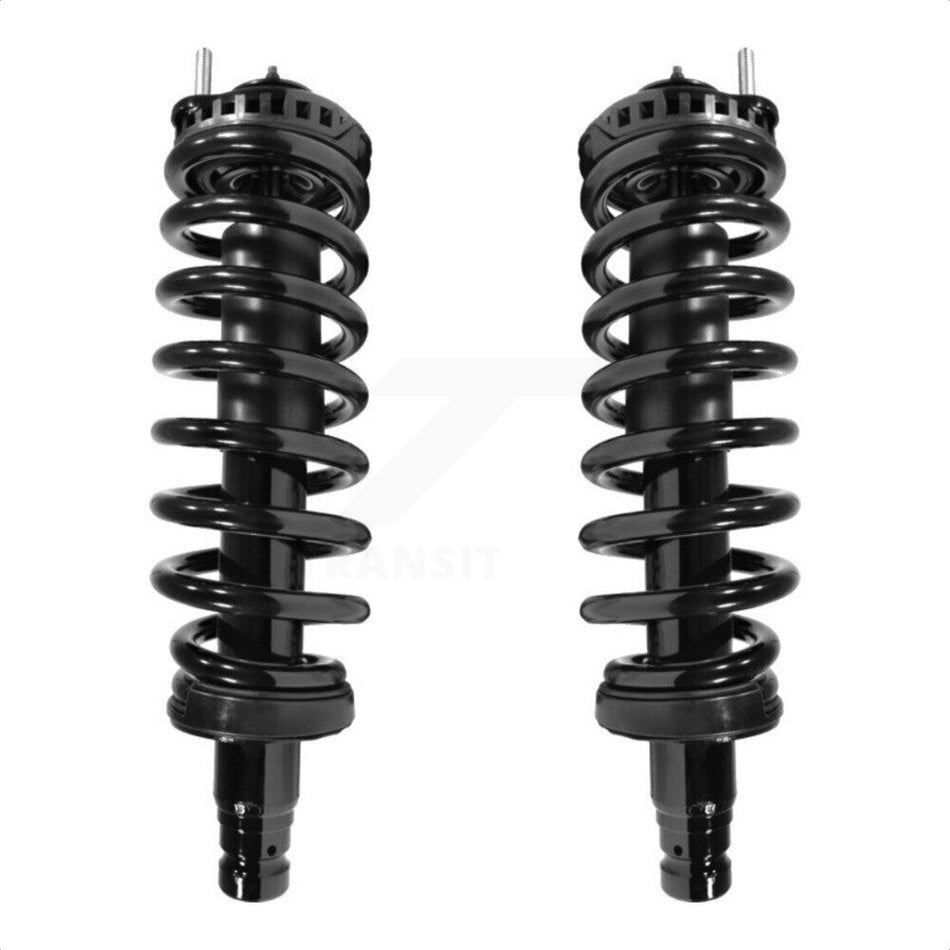 Front Complete Shocks Strut Coil Spring Assembly Pair For Chevrolet Trailblazer GMC Envoy EXT XL Buick Rainier Oldsmobile Bravada Isuzu Ascender Saab 9-7x Excludes V8 Models K78A-100021 by Transit Auto