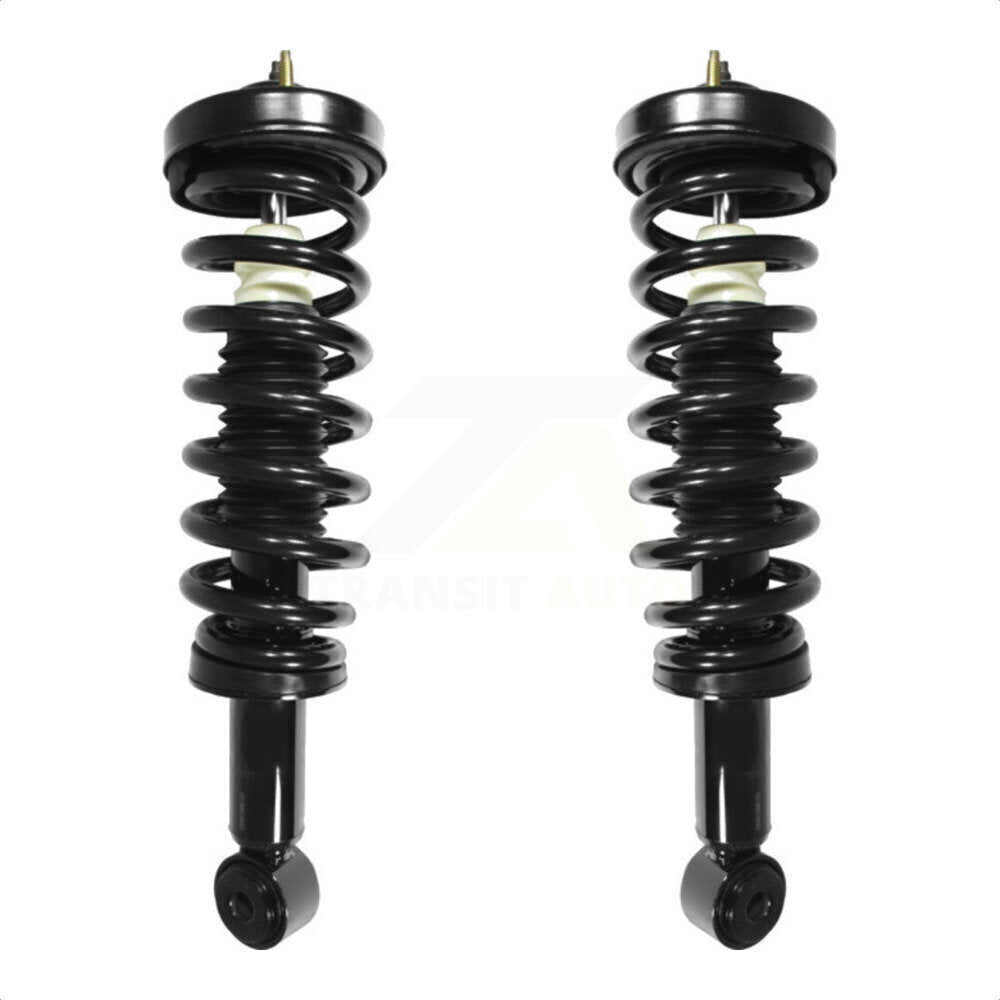 Front Complete Shocks Strut Coil Spring Assemblies Pair For Ford F-150 Lincoln Mark LT Excludes All Wheel Drive Vehicles With Torsion Suspension Lift Kits RWD K78A-100025 by Transit Auto