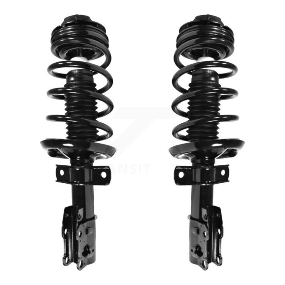 Front Complete Suspension Shocks Strut And Coil Spring Mount Assemblies Pair For Saturn Ion Excludes Redline Models K78A-100030 by Transit Auto