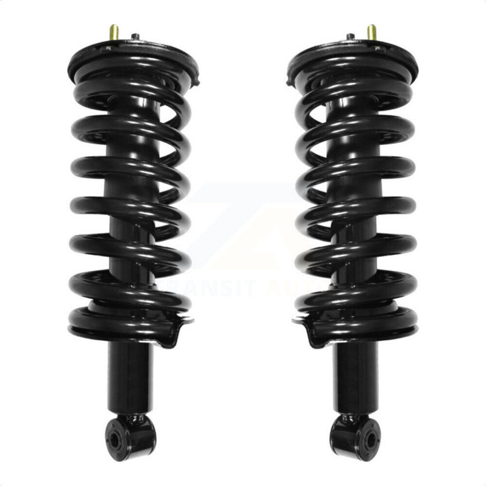 Front Complete Suspension Shocks Strut And Coil Spring Mount Assemblies Pair For Nissan Titan Armada Infiniti QX56 Pathfinder INFINITI TITAN Excludes Rear Wheel Drive 4WD K78A-100033 by Transit Auto