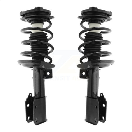 Front Complete Suspension Shocks Strut And Coil Spring Mount Assemblies Pair For Mercedes-Benz C300 C250 C350 C230 Excludes Rear Wheel Drive; W204 Chassis AWD K78A-100042 by Transit Auto