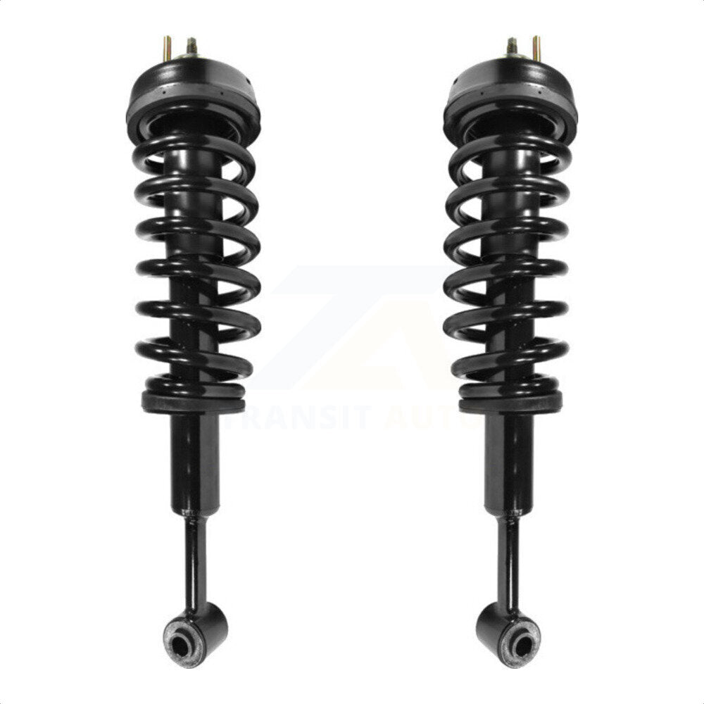 Front Complete Suspension Shocks Strut And Coil Spring Mount Assemblies Pair For 2006-2010 Ford Explorer Mercury Mountaineer Not Compatible With Sport Trac Models K78A-100058 by Transit Auto