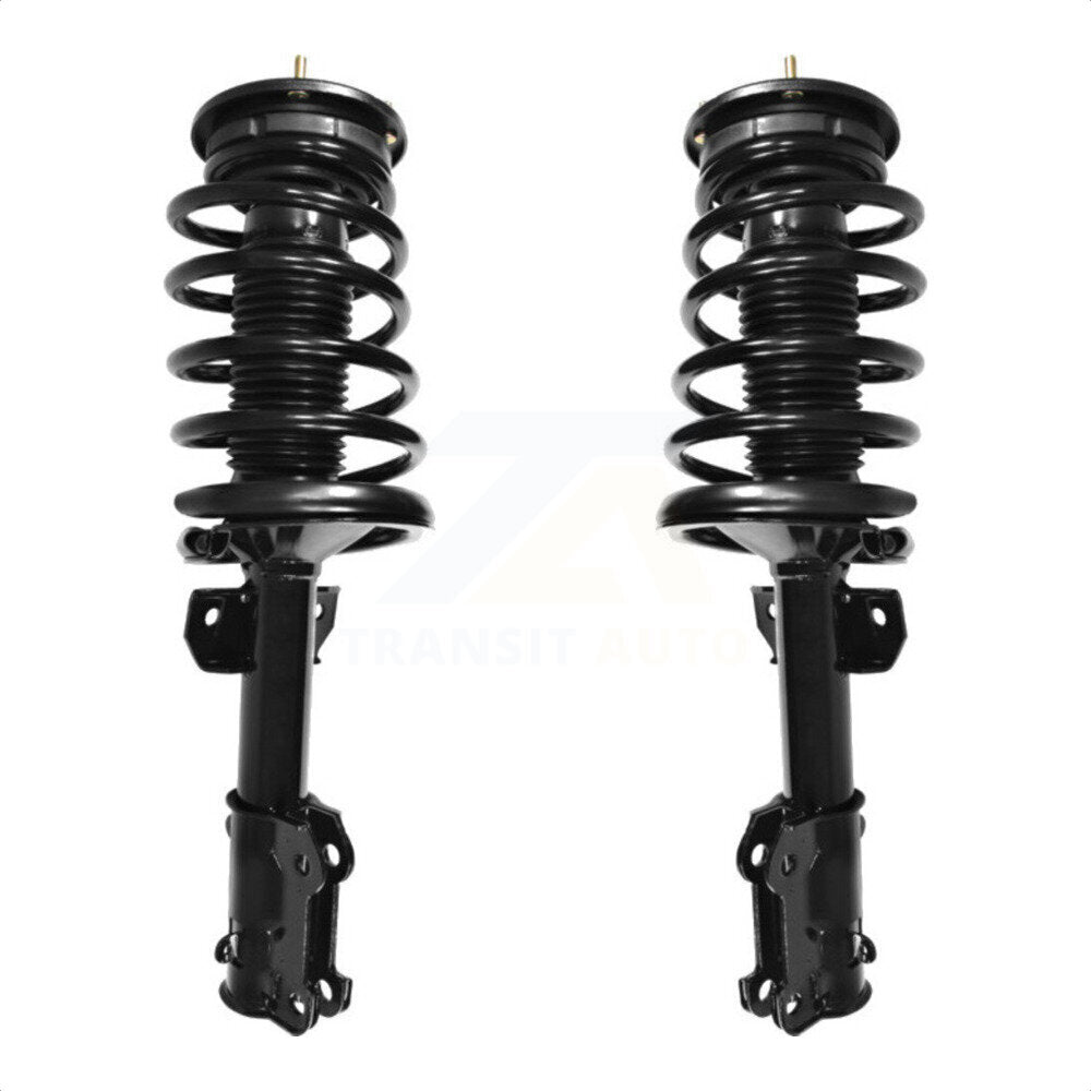 Front Complete Suspension Shocks Strut And Coil Spring Mount Assemblies Pair For 2005-2010 Ford Mustang Excludes Performance K78A-100062 by Transit Auto