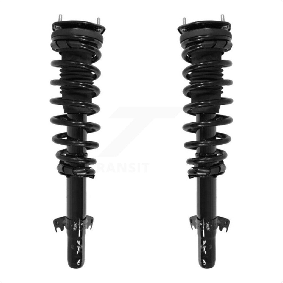 Front Complete Suspension Shocks Strut And Coil Spring Mount Assemblies Pair For Ford Fusion Mercury Milan Excludes V6 Engines K78A-100065 by Transit Auto