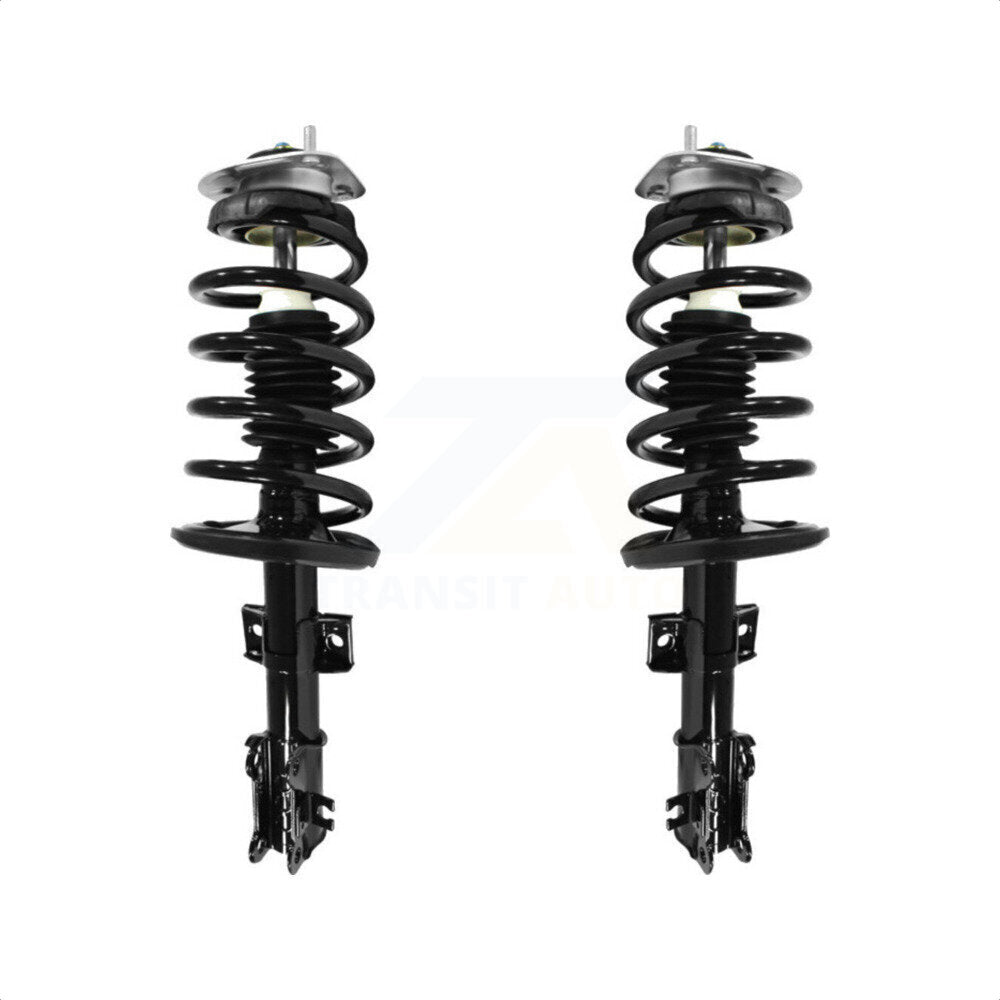 Front Complete Suspension Shocks Strut And Coil Spring Mount Assemblies Kit For 2003-2014 Volvo XC90 excludes electronic suspension K78A-100126 by Transit Auto