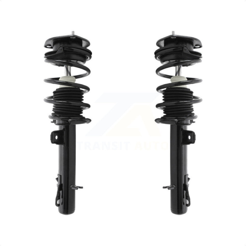 Front Complete Shocks Strut And Coil Spring Mount Assemblies Kit For Mini Cooper 07-08 Excludes Convertible Wagon JCW Models; 09-15 Coupe Models K78A-100213 by Transit Auto