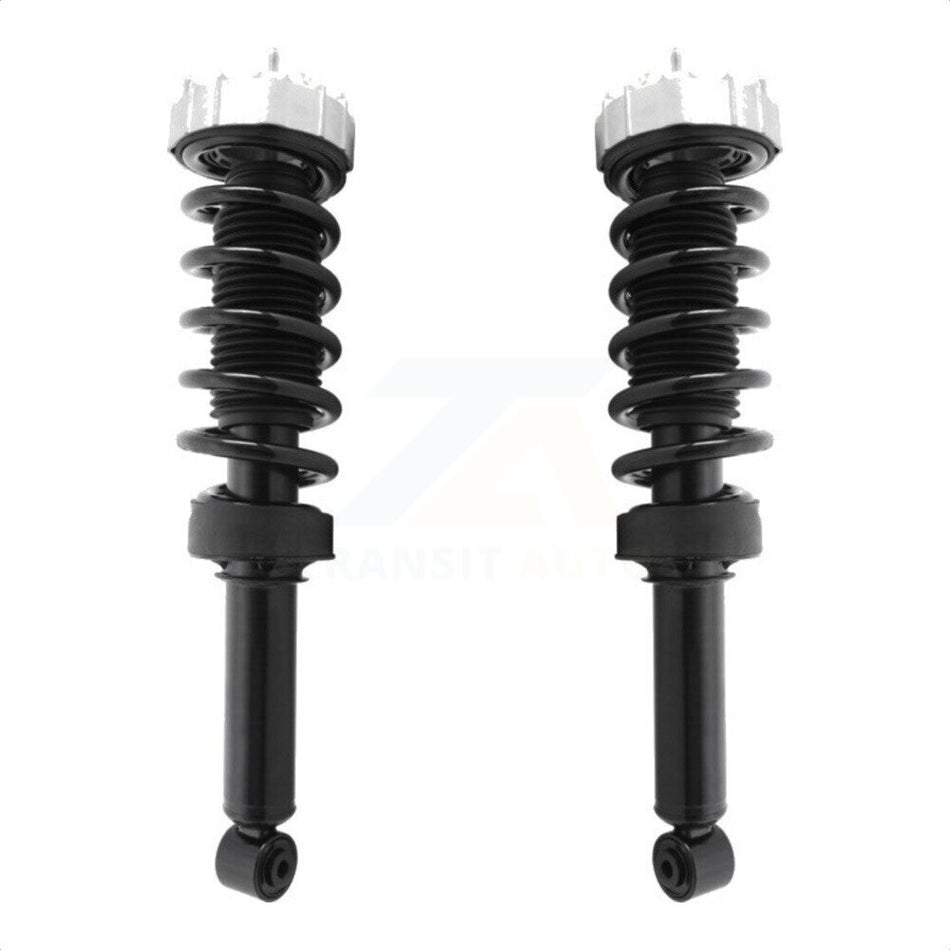 Rear Complete Suspension Shocks Strut And Coil Spring Mount Assemblies Pair For Porsche Cayenne Audi Q7 Volkswagen Touareg Excludes Models with Air Electronic K78A-100242 by Transit Auto