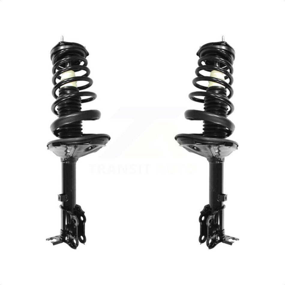 Rear Complete Suspension Shocks Strut And Coil Spring Mount Assemblies Kit For 2000-2005 Hyundai Accent K78A-100273 by Transit Auto